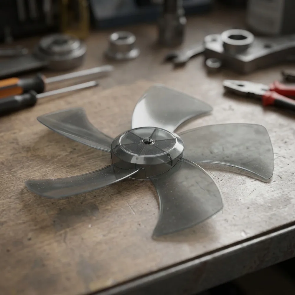 12 Plastic Fan Blade for Pedestal Five Leaves Low Noise Operation Easy to Disassemble High Temperature Resistance