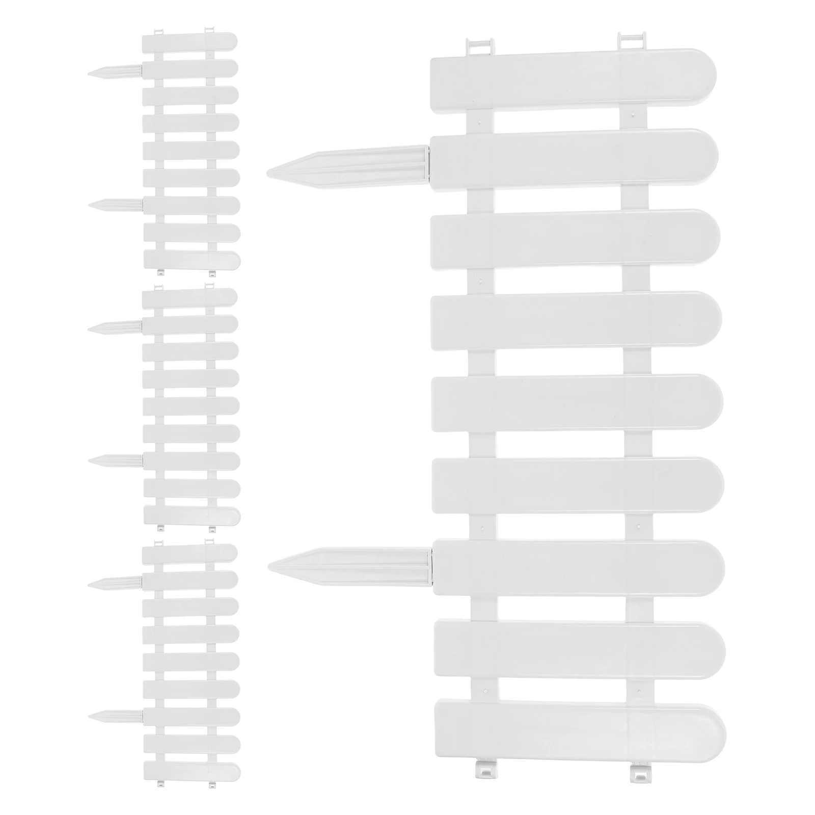 

4 set Garden Fencing Plastic Decorative For Yard Patio Border Flowerbeds Panel Ground Stake Durable Courtyard Fence