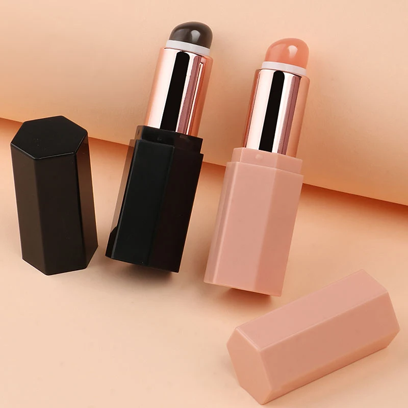 فرشاة خافي عيوب البشرة بزاوية مستديرة الرأس مثل أطراف الأصابع Q فرشاة شفاه سيليكون ناعمة محمولة لأحمر الشفاه #4