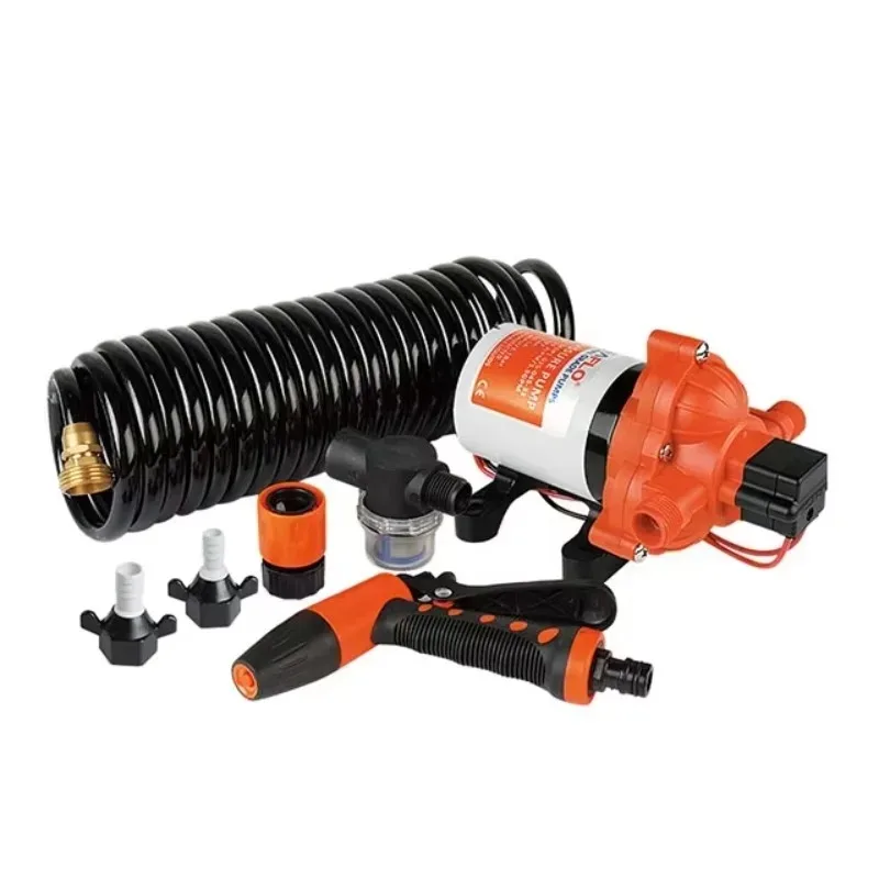 

【Best-selling】Factory Wholesale 12V 3.0GPM/11.3lpm Washdown Pump Kit Caravan RV 70PSI Wash Pump Car Washer