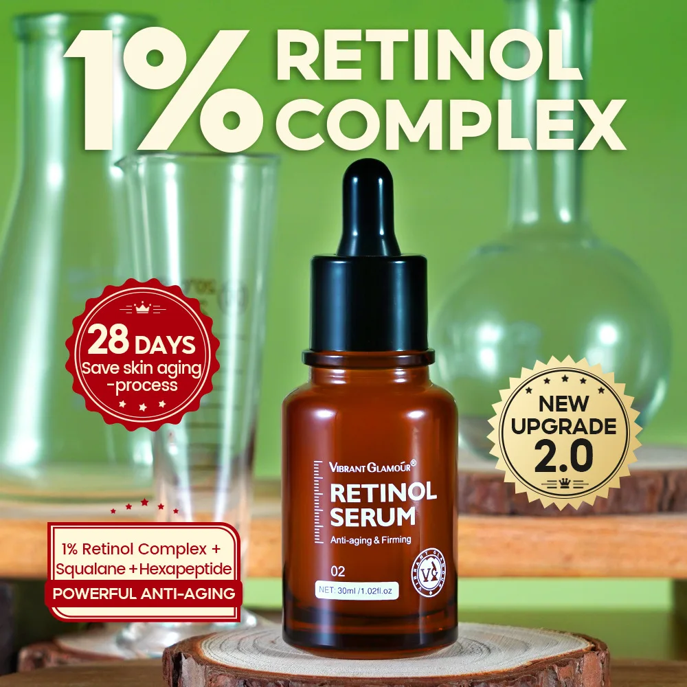 

Retinol Facial Cream+Face Serum+Eye Serum Set Anti-Aging Wrinkle Remover Firming Moisturizing Whitening Skin Face Care Kits