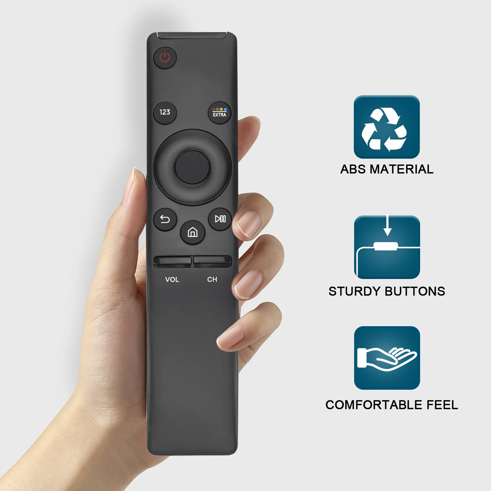 Universal Replacement for Samsungtvremote Control,兼容 All Samsung Smart Frame Curved Qled Tvs