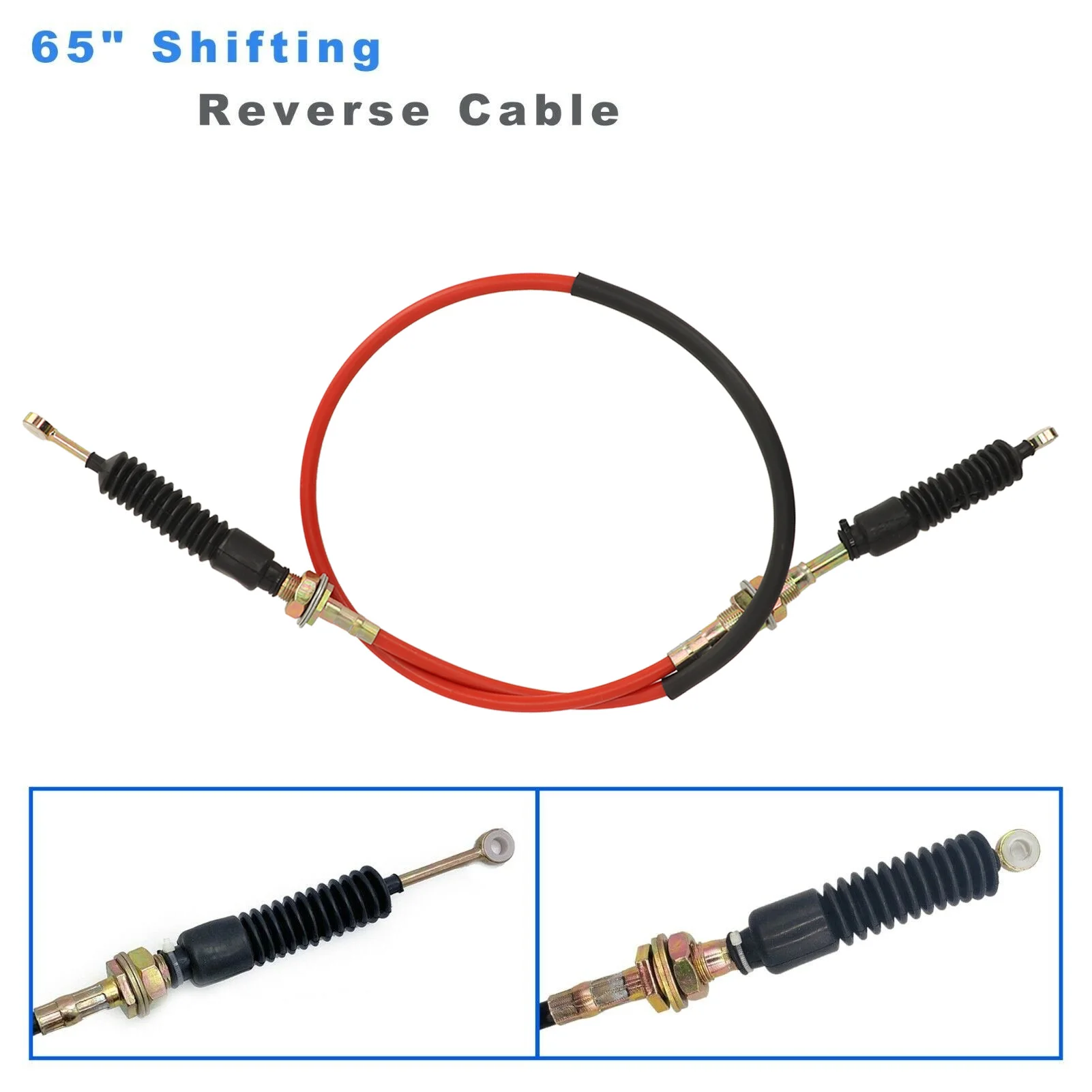 

Forward Reverse Cable 4.43 Feet Karts Shifting Reverse Cable Gear Line for 150cc to 250cc Dune