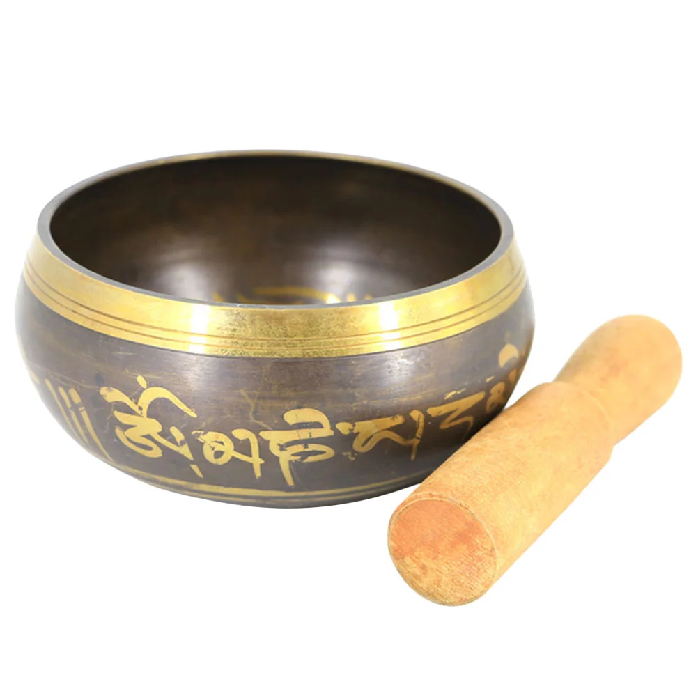 

1 Set of Singing Sound Bowl Yoga Meditation Tibetan Singing Bowl with Mallet singing bowls set meditation yoga bowl