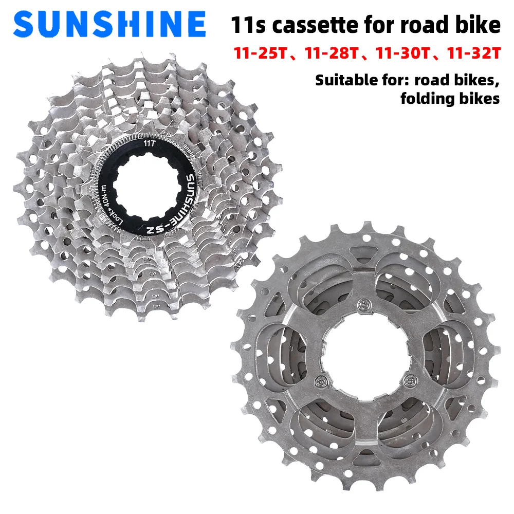 Road Bike Cassette 11 Speed 23T 25T 28T 30T K7 Ultralight Freewheel for 11V Road Bicycles NEW