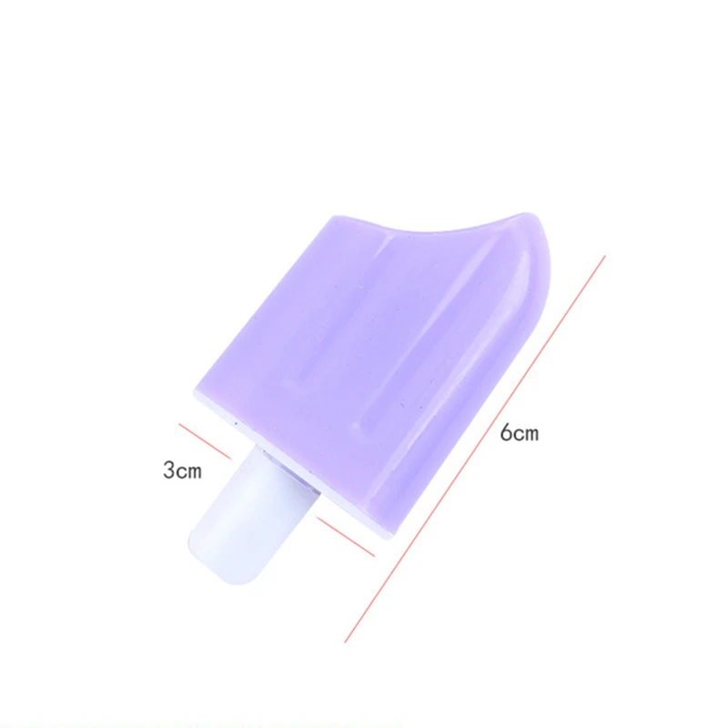 Stylo à Bille Crème Glacée Amusant, Créatif, en Forme de Popsicle, Recharge Bleue, Dessin Animé, Drôle, Étudiant, Papeterie, Cadeau pour Enfants, 5 Pièces/Sac, Nouveau