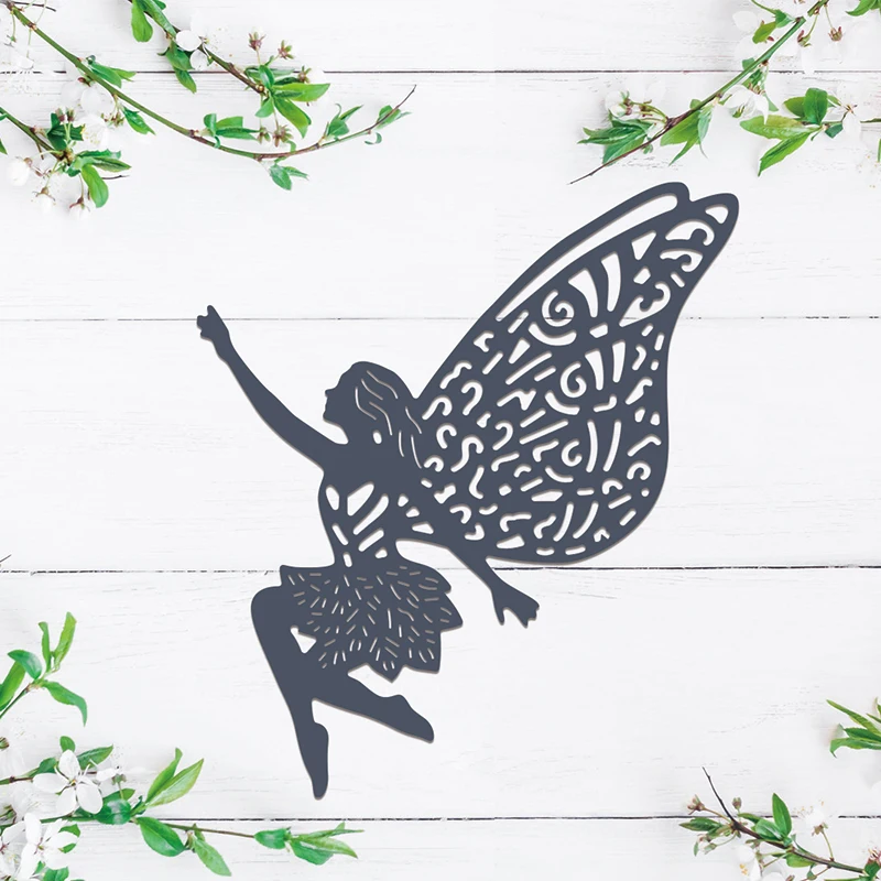 Mermaid Little Fairy Tiger Dragon Wings Turtle Fish Metal Cutting Dies Diy Decorate Cards Scrapbook Craft New Die Cut Stencils