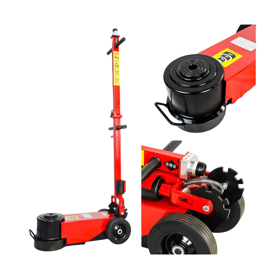 90 Ton Pneumatic Truck Lifting Air Hydraulic Truck Jack Repair Lift Jack Car 3