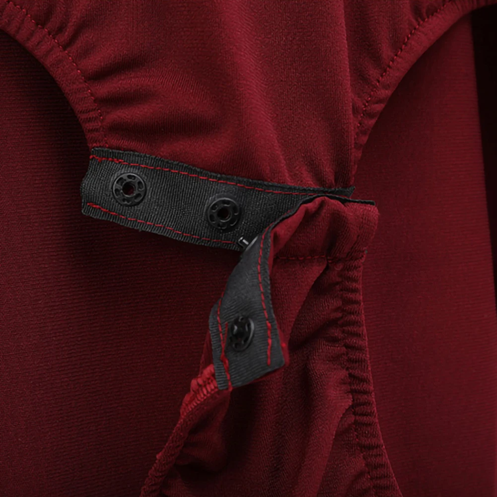 Samba Shirt Top Dancing V-neck Costume Women's jumpsuit wine red White Black Long Sleeve Prom Performance Shirt