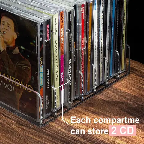 DVD/CD Organizer,Eyeshadow Palette Storage Tray Cosmetics Rack Makeup Tools Compartment Holder Sunglasses Storage Shelf