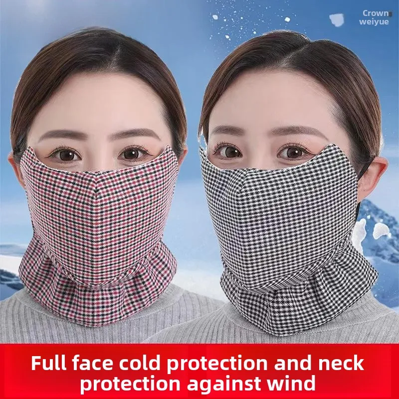 

Утепленная зимняя дышащая пылезащитная маска для велоспорта, женская маска для защиты шеи и подбородка, ветрозащитная медицинская маска