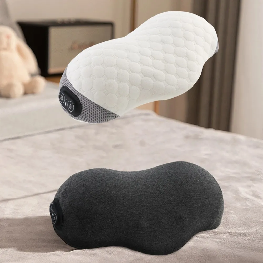 neck massage pillow neck pillow cushion warm pillow warm vibration memory foam breathable massage/digester massager Massager gun