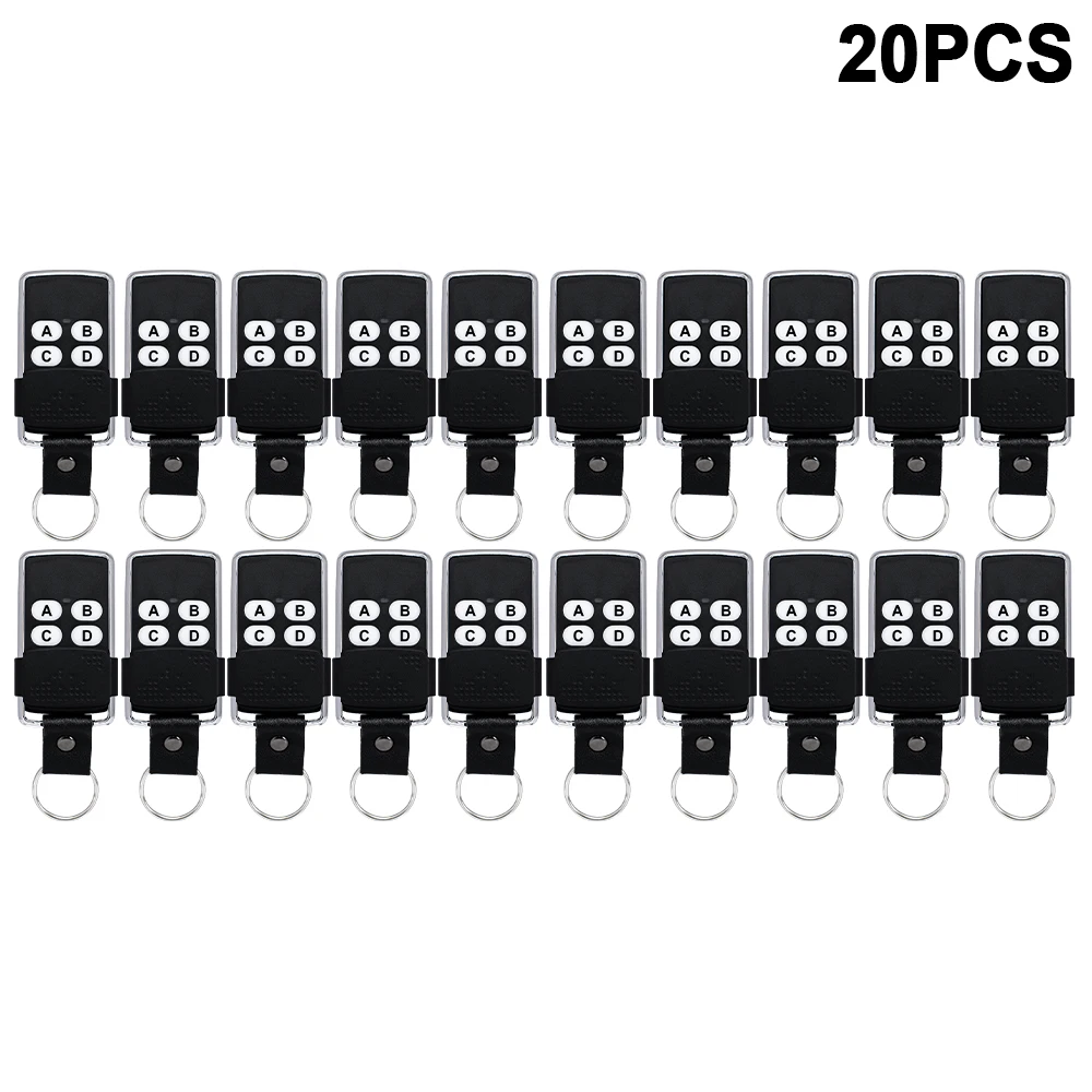 

1~20pcs 280 to 868 Mhz Garage Remote Control For Copy 433.92MHz 868Mhz Fixed / Rolling Code Gate Door Opener Command