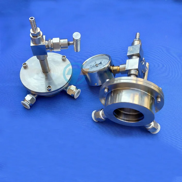 

Sealing Flange With Water Cool Jacket for 42mm Dia.Tube - Water Cooling Flange for Tube Furnace