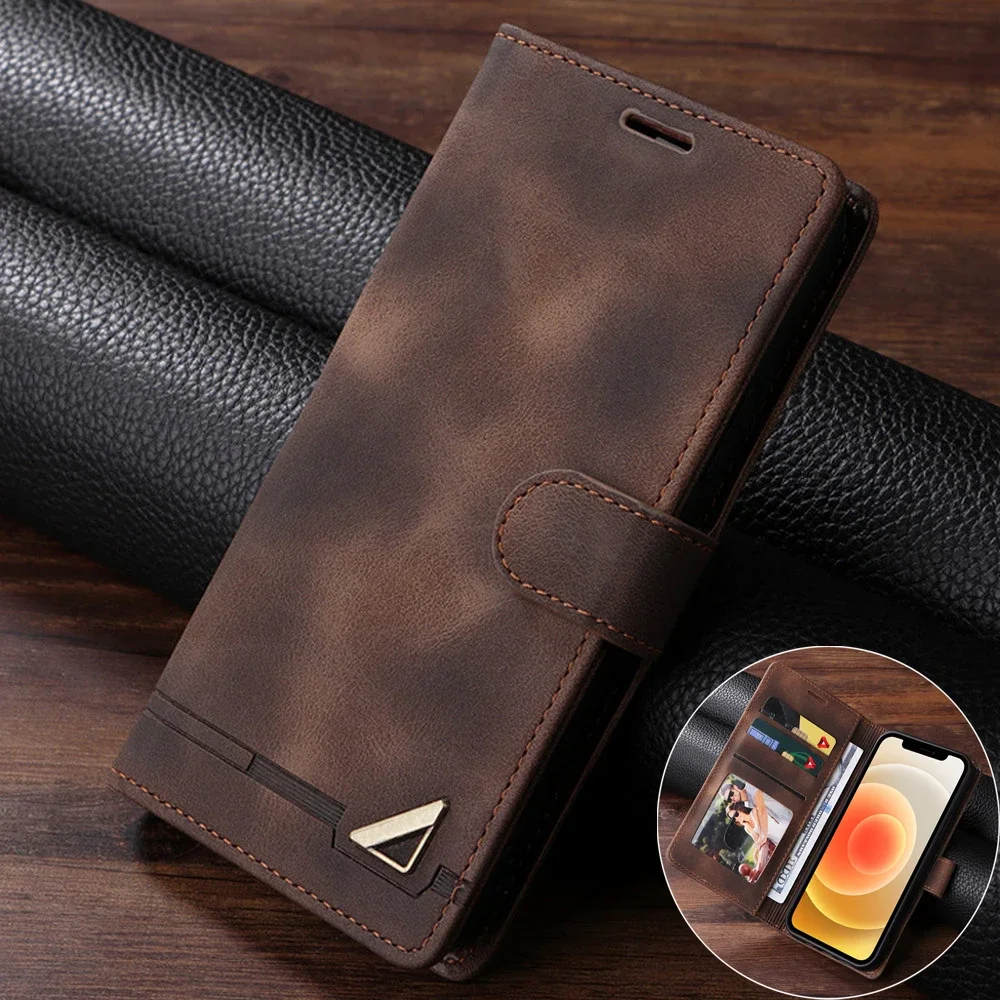 

PocoX6 M6 X5 F5 X4 M4 X3 M3 Pro 5G 4G Luxury Case For Xiaomi Poco X6 Leather Flip Book Funda For Poco X3 NFC F3 F4 M5S C65 Cover