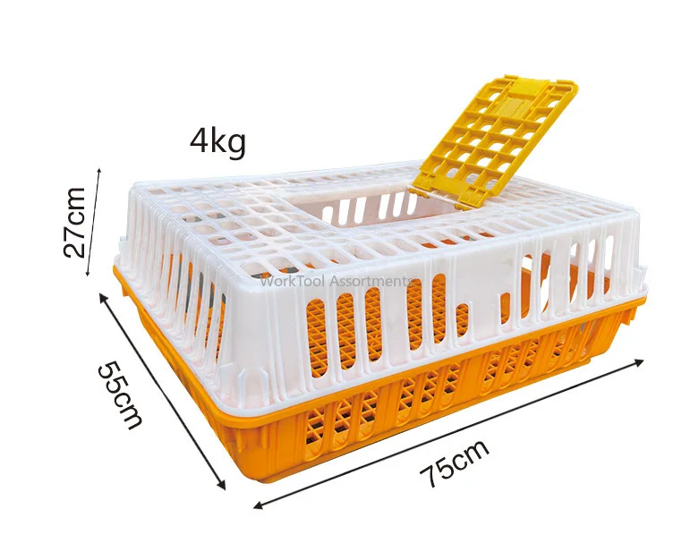 Chicken Duck Goosepigeon Cage Rabbit Breeding Cage Plastic Transport Cage Poultry Turnover Box