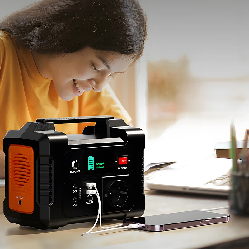 Für RV Home Appliance Laptop 300W Power Solar Station Inverter Generator Batterie Backup Power Power Station Tragbare