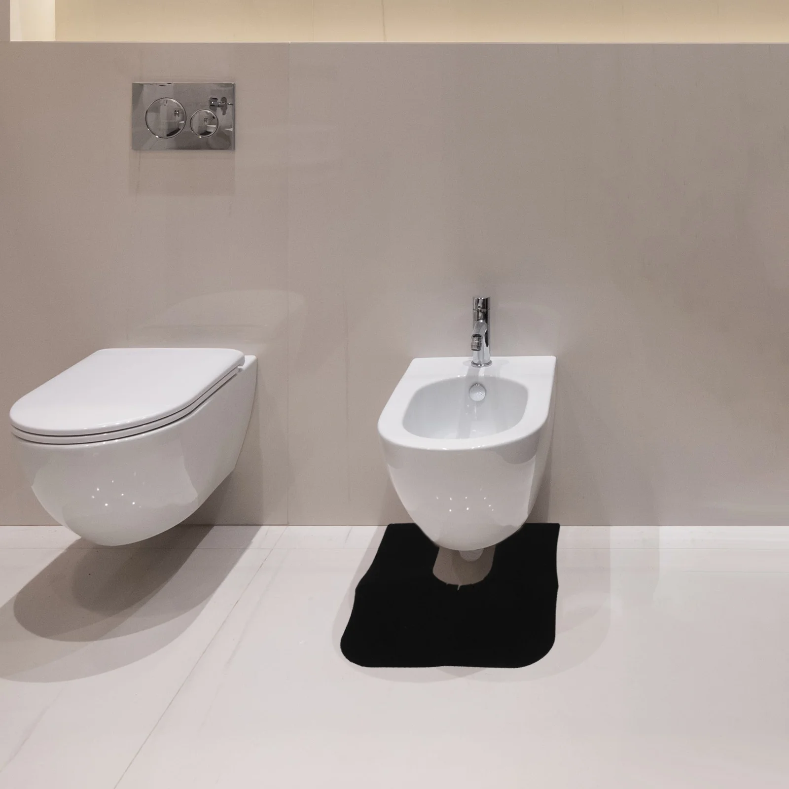 

6Pcs U Shaped Toilet Training Mat Washable Nonslip Floor Protector Potty Training Bathroom Floor Mats Home Bathroom Mats