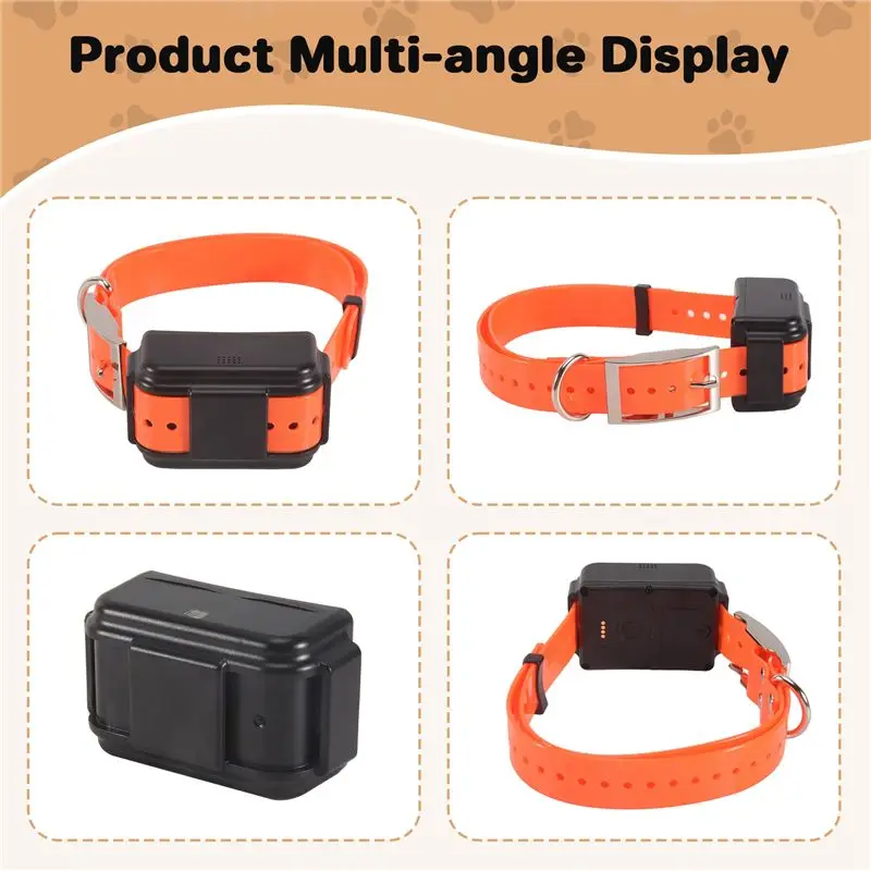 Gps Collar Hound Locator Medium Large Dogs Tracking Animal IP67 Waterproof Real Time Tracking view 2