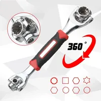 1PCS 52-in-1 Multi-Functional Socket Wrench Set, Rotating Bone Design & Non-Slip Handle, 8-19mm Universal Tool for Repairs
