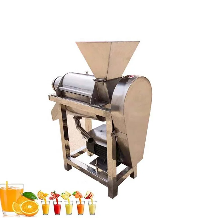 

Stainless Steel Screw Industrial Orange Juice Extractor Fruit Grape Lemon Juice Extractor