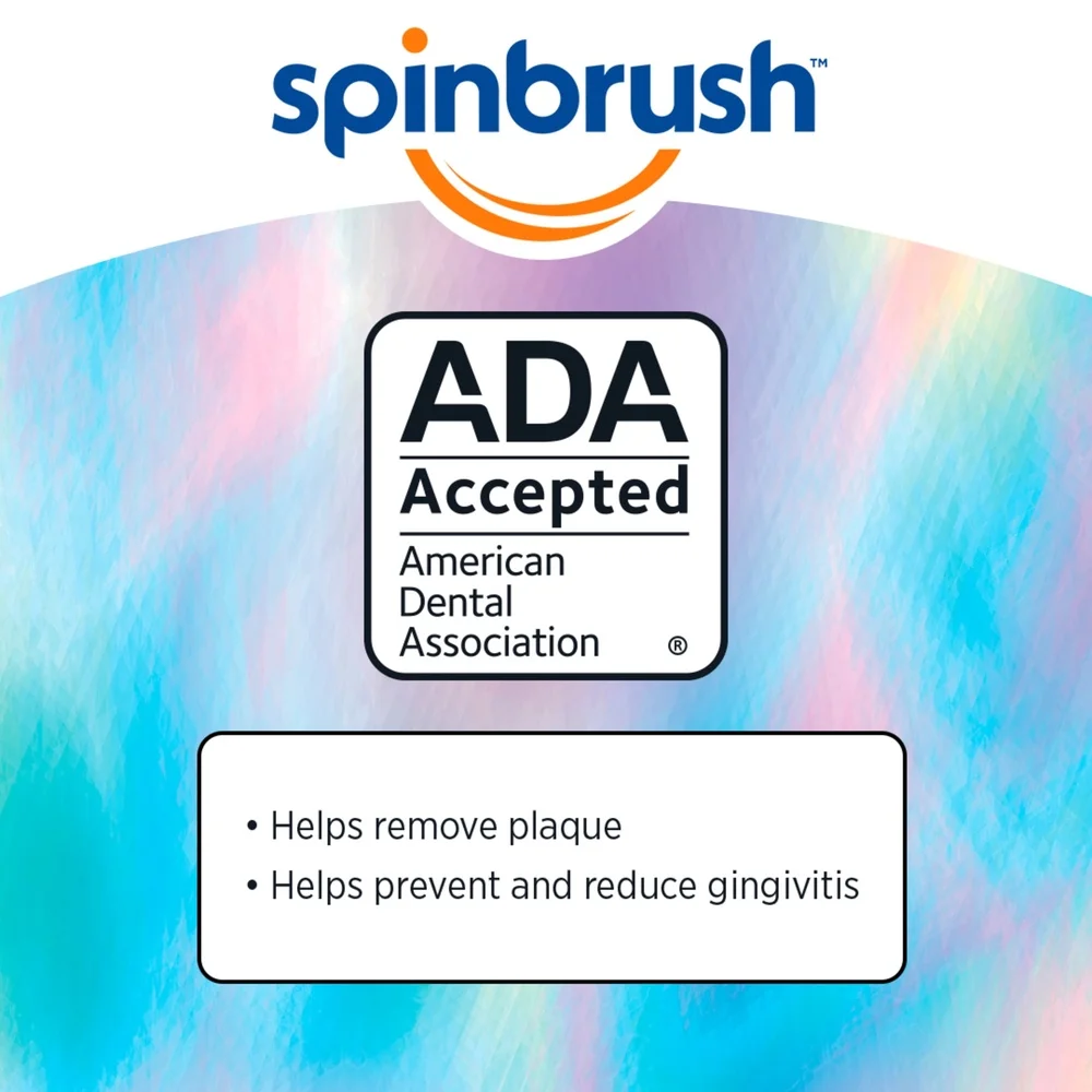 Детская электрическая зубная щетка с питанием от батареи, мягкая щетина, эргономичный дизайн, возраст 3, простой переключатель включения и выключения, батарея Duracell AA в комплекте