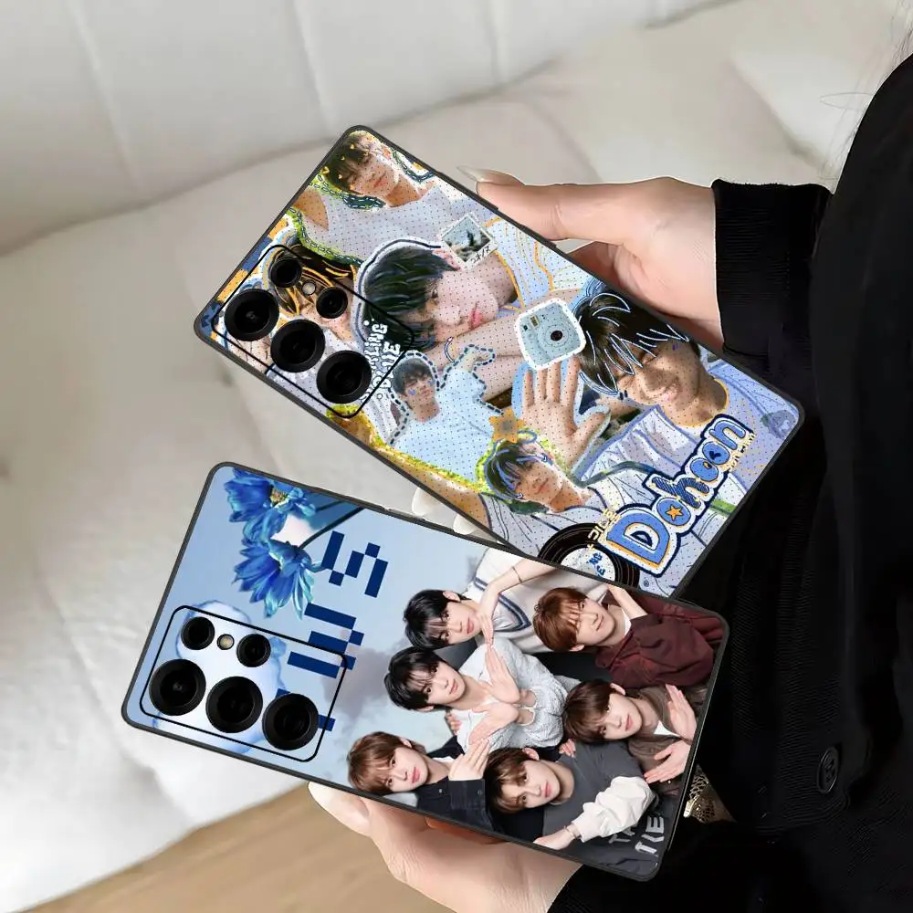 Popular T-TWS Coreano Pop Caso de Telefone Para Samsung S 24 Fe 25 Ultra Plus 20 Lite 21 30 22 23 24 22 Ultra 5G Fundas