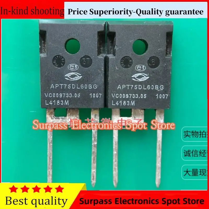 

10PCS-100PCS APT75DL60BG TO-247 Price Superiority-Quality guarantee