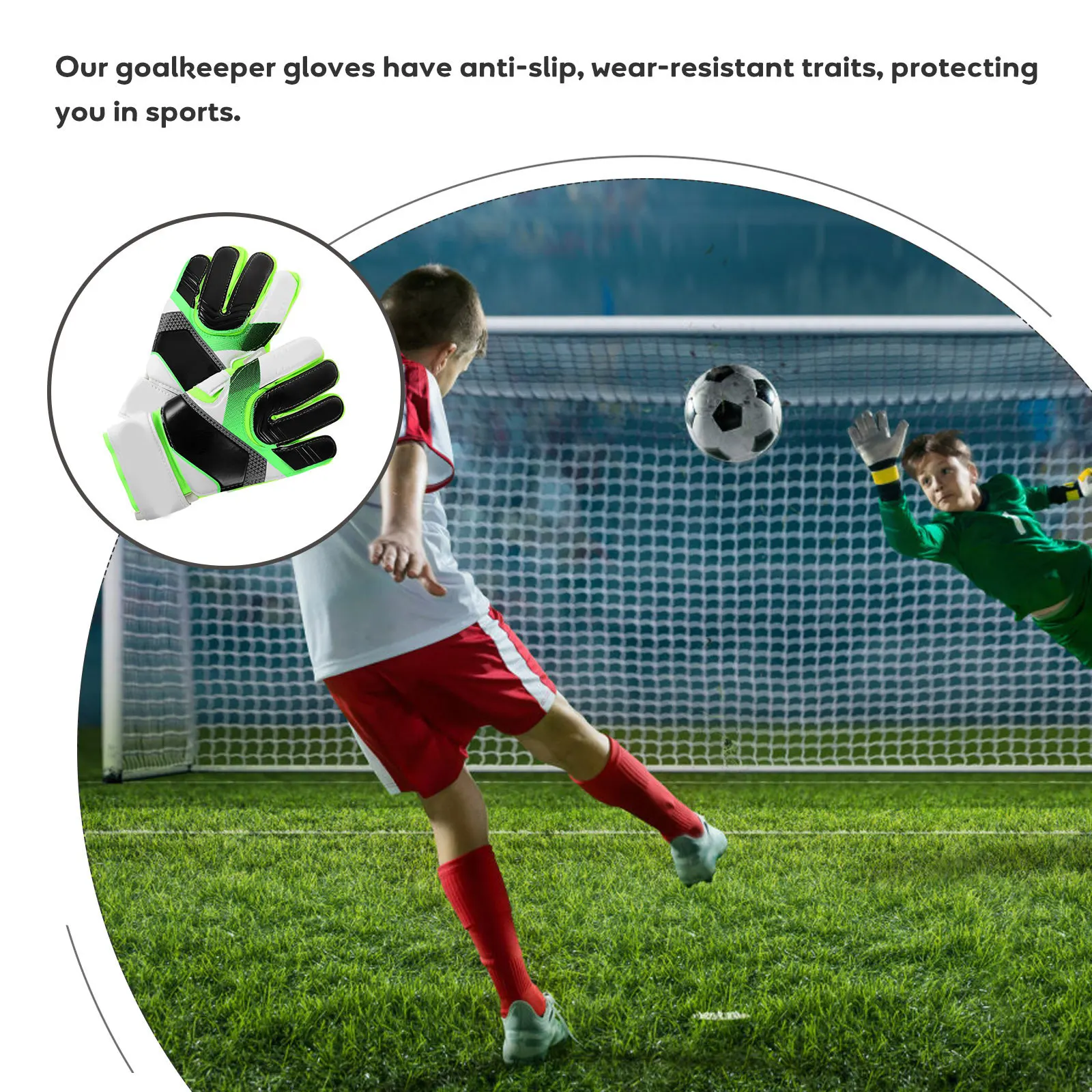 골키퍼 장갑 축구 장갑 녹색 유제 Fingerschutz schuhe Torwarth schuhe 성인 내구성 통기성 소재