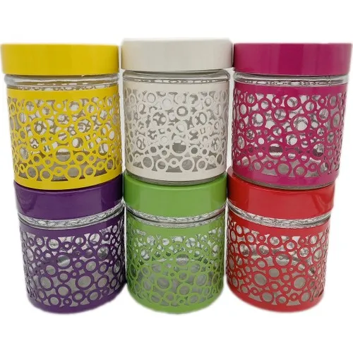 Fidex Home Jar Storage Container 6 Pieces Set Mix