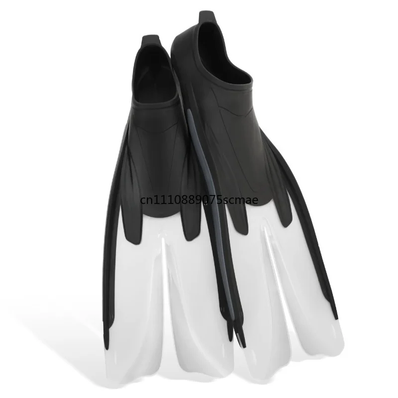 Lightweight Split Diving Fins, Freediving Snorkeling Training Flippers, Swimming Foot Fins for Water Exercise