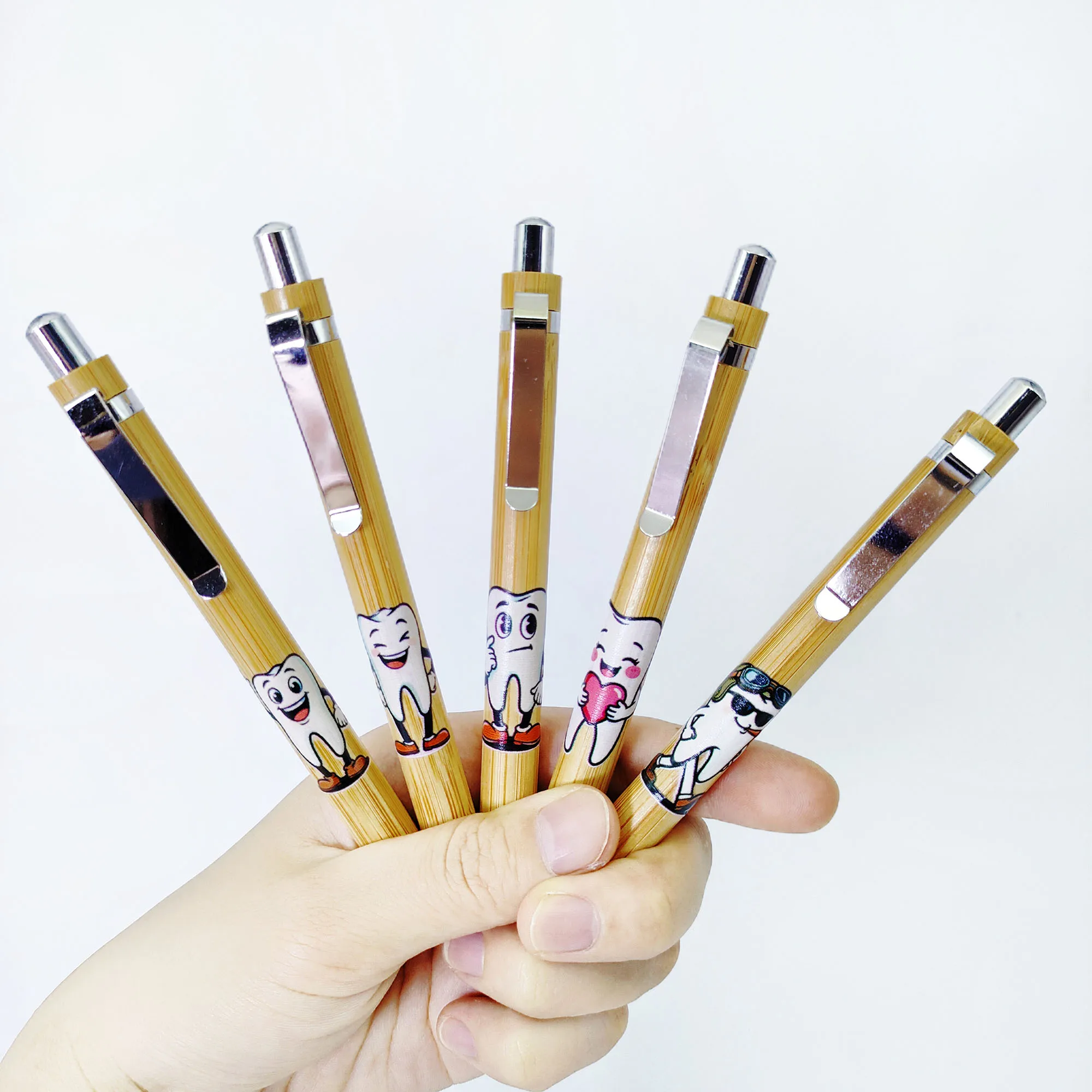 

12 шт./24 шт., креативная шариковая ручка для укладки зубов, студенческая ручка для письма, подарочная ручка для бизнеса и офиса, ручка для подписи.