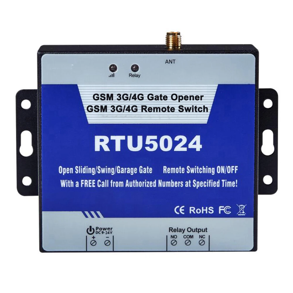 RTU5024 게이트 오프너 액세스, 3G 4G GSM 리모컨, 무료 전화 통화, 자동 문짝 오프너, 홈 알람 시스템 보안, 신제품