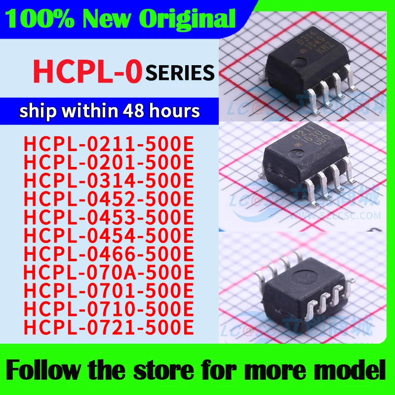 

0211/0201/0314/0452/0453/0454/0466/070A/0701/0710/0721 HCPL-0314-500E HCPL-0452-500E HCPL-0211-500E HCPL-070A-500E HCPL-0721-500