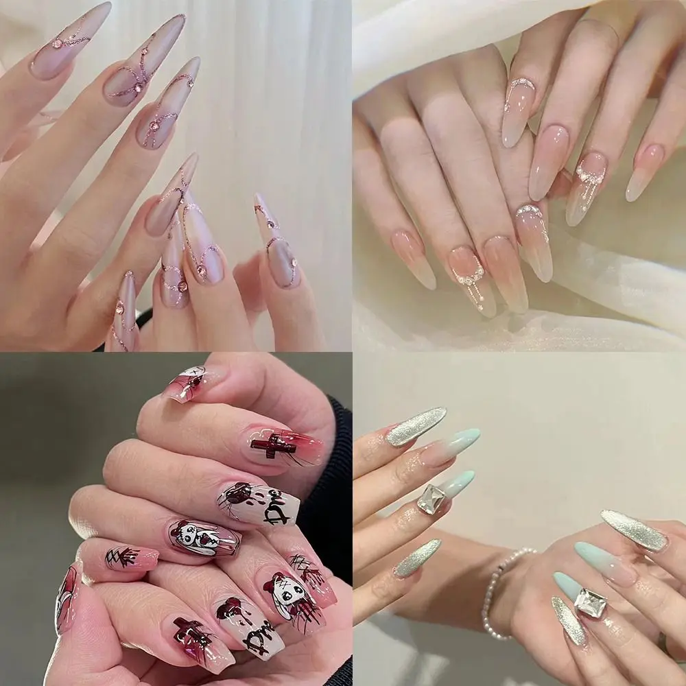 24Pcs Manicure Long… - image
