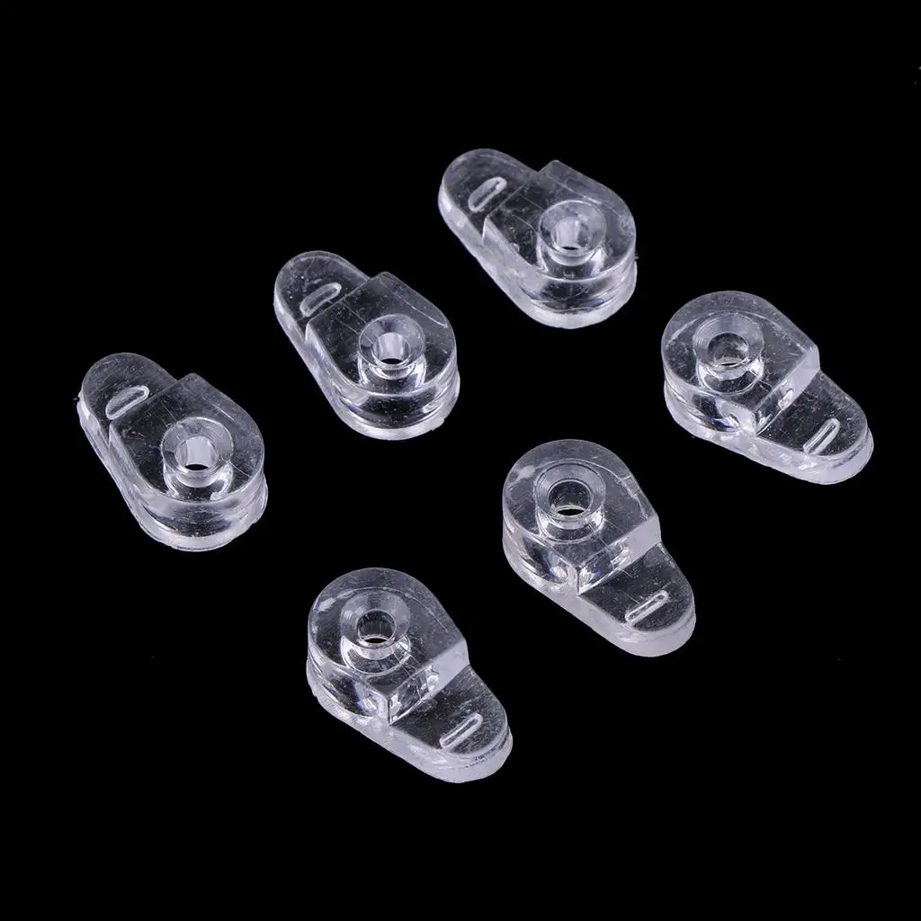 

Retainer Clips for Windows Clear Plastic Screen Fixing Clips with Screws for Home Office Display Cabinets