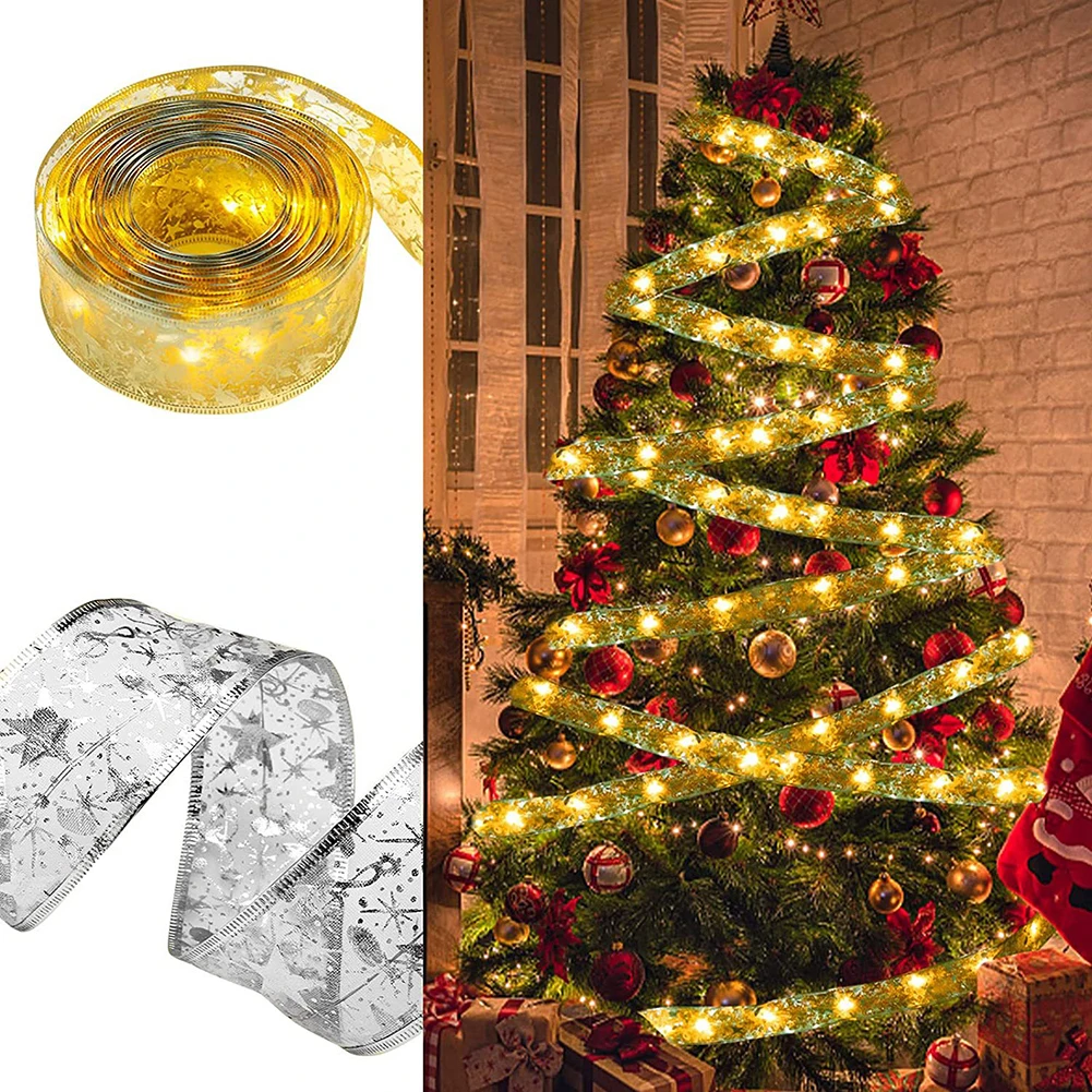 50 Led Kerstlint Sprookjesachtig Licht String Vrolijk Kerstfeest Decoraties Voor Thuis Cristmas Ornament Kerstcadeaus Nieuwjaar