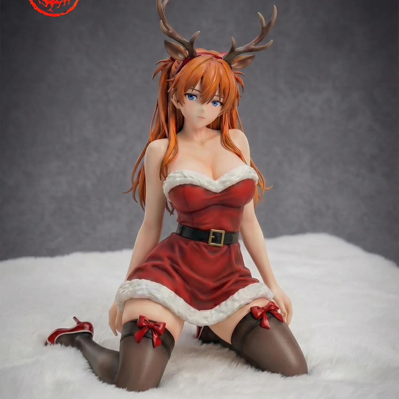Asuka Langley Rei Ayanami Neon Genesis Evangelion Christmas Figure Set - 23cm Movable PVC Collectible Model Toys Gifts for Fans view 4
