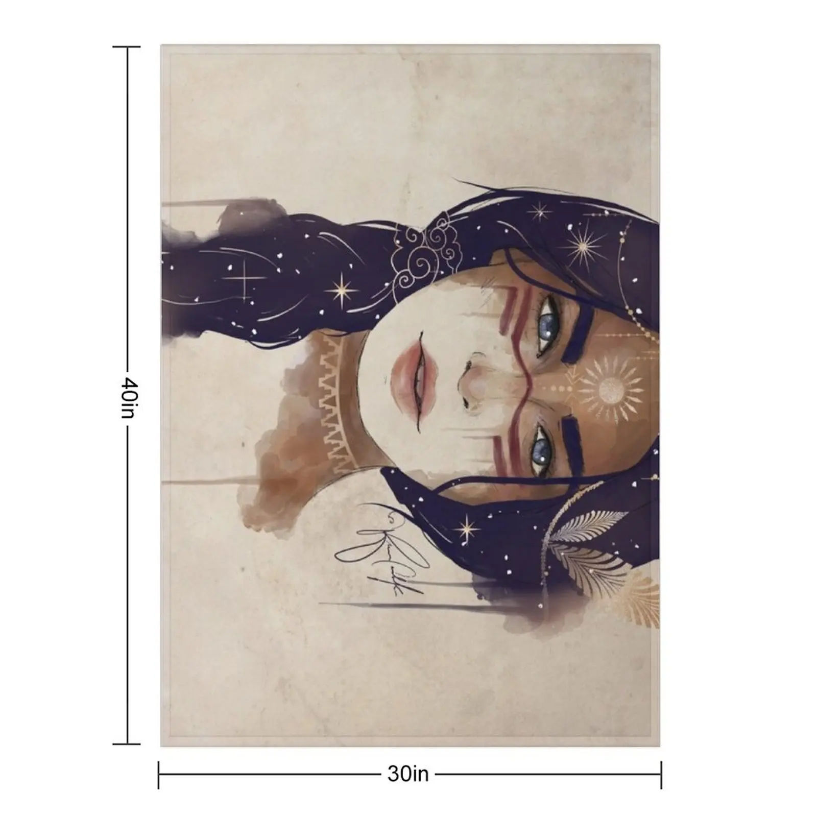 Sun Warrior - بطانية رمي الآلهة السماوية الأربعاء، بطانيات لحاف كبيرة للنزهات #2