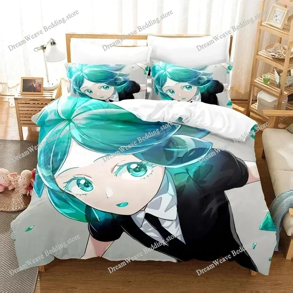 3D Print Anime Houseki No Kuni Bedding Set Boys Girls Twin Queen Size Duvet Cover Pillowcase Bed Boys Adult Home Textileextile96 6