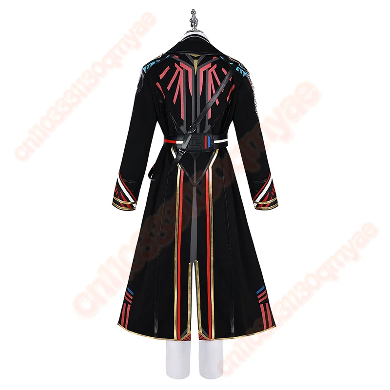 애니메이션 러브 앤 딥스페이스 코스프레 의상 켈렙 부사장 중위 유니폼 모자 가발 슈트 파티 롤플레잉 남성용 의상