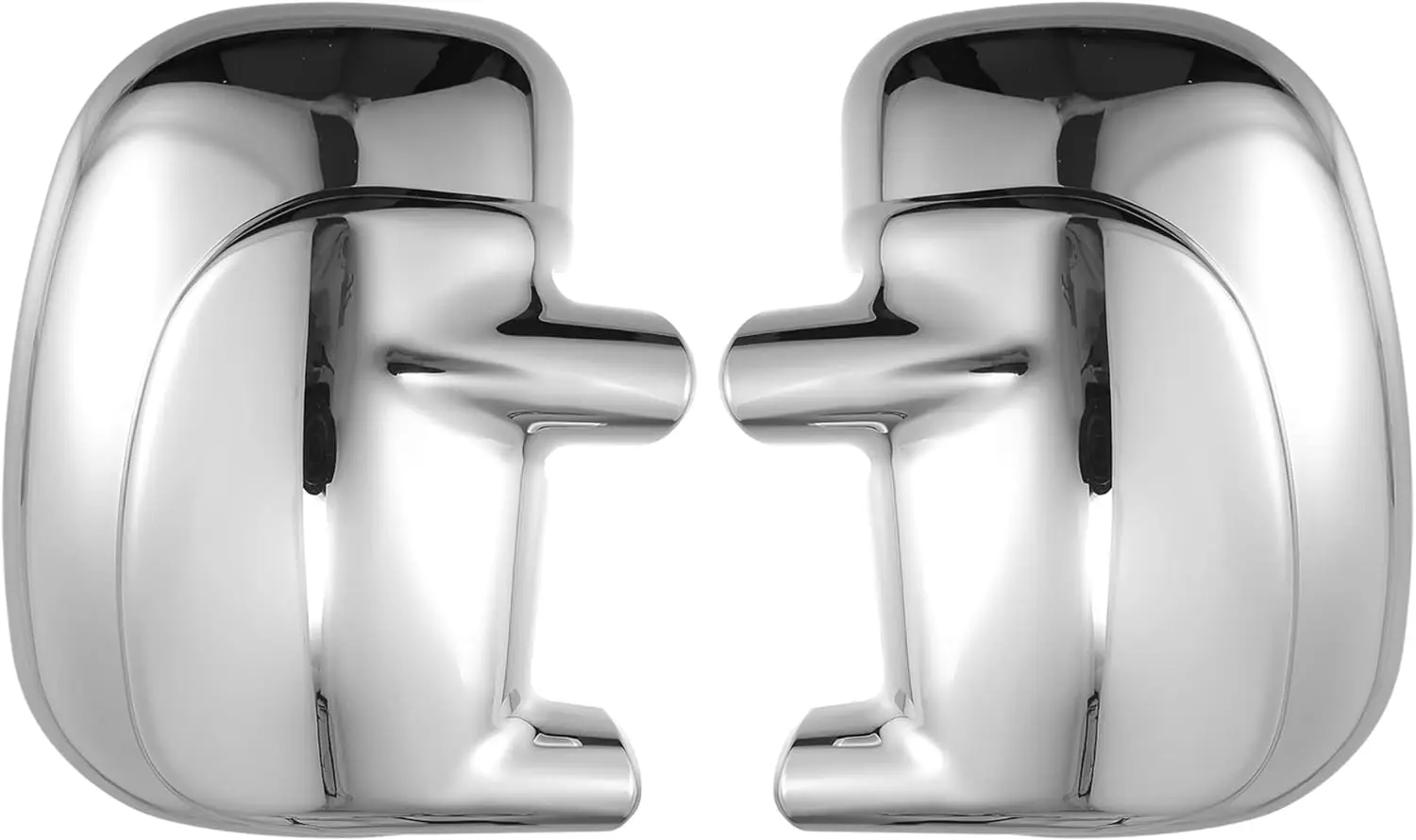 

Chrome Side Mirror Cover For 1999-2007 Ford Super Duty F-250 F-350 F-450 F-550 (For Mirror WITHOUT Turn Signal)