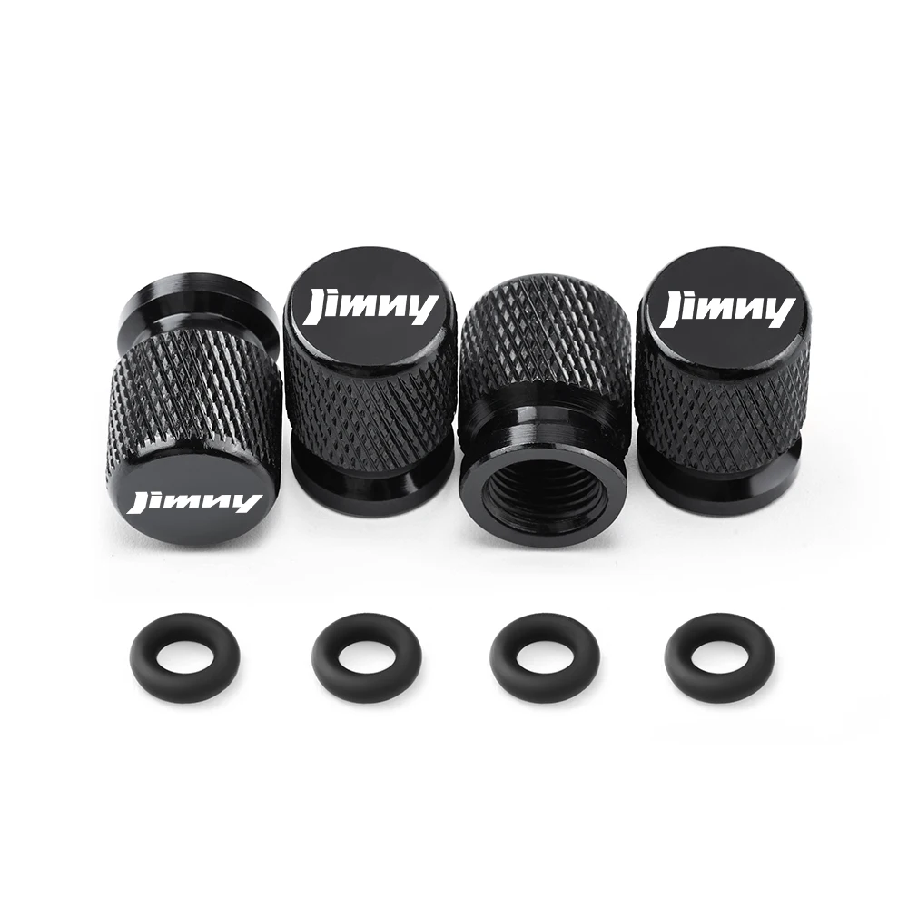 4PCS For Suzuki Jimny jb64 jb74 jb43 jb53 jb32 Accessories Car Wheel Tire Valve Caps Tyre Stem Covers Airdust Waterproof