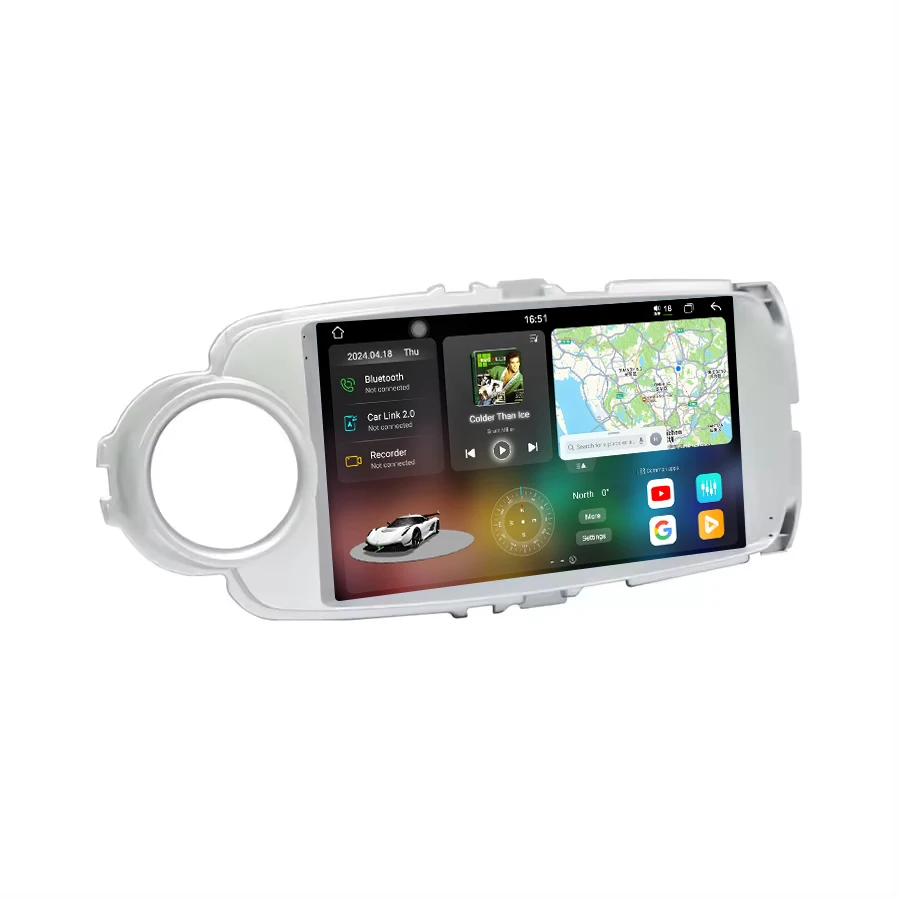 

2K 2000*1200 Display Android 13.0 Auto Radio Carplay GPS Stereo Navigation Car DVD Player for Yaris Vitz 2010-2018