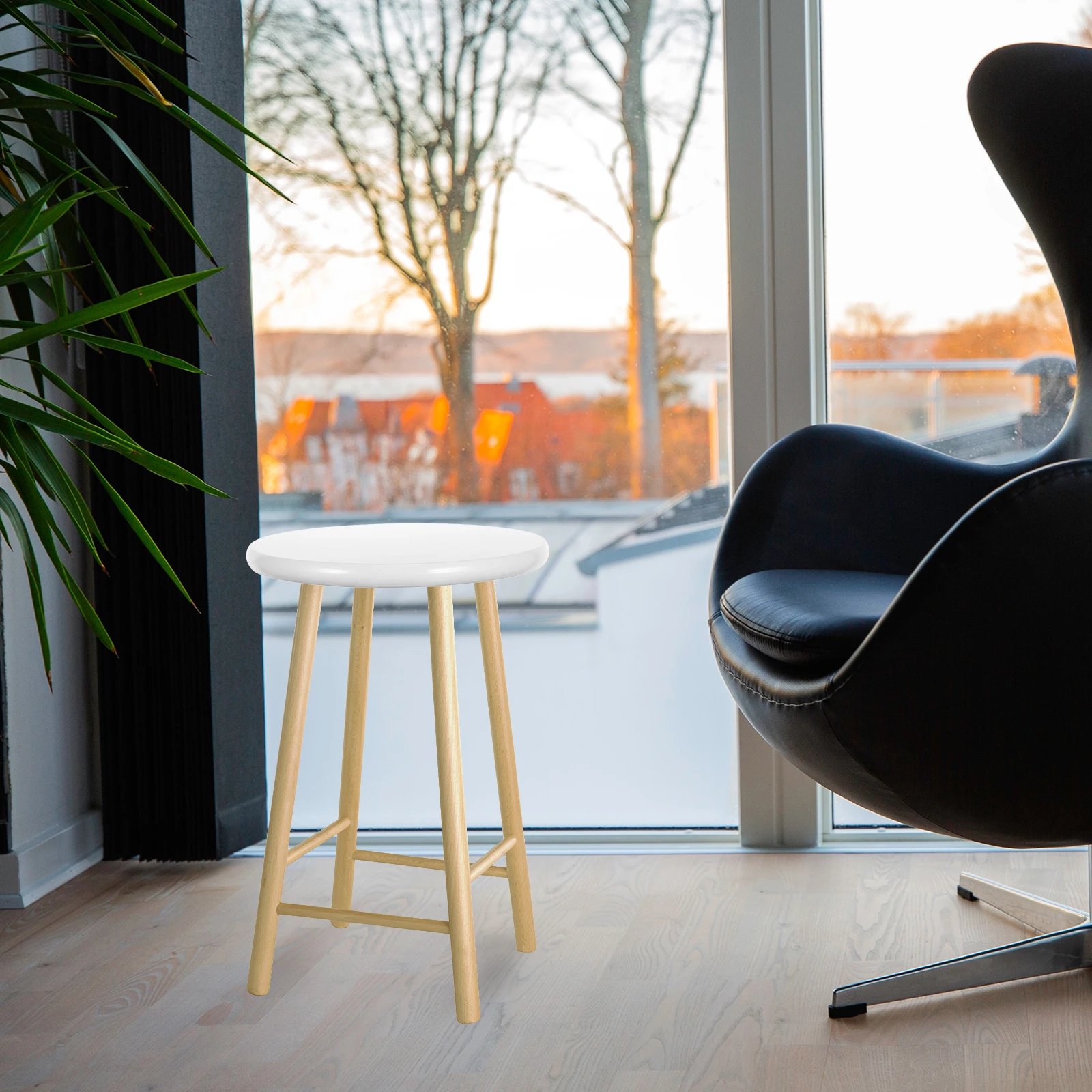 

Round Stool Surface Accessories Circle Wood Seat Bar Stools Chair Replacement Thicken Barstool Seating Part