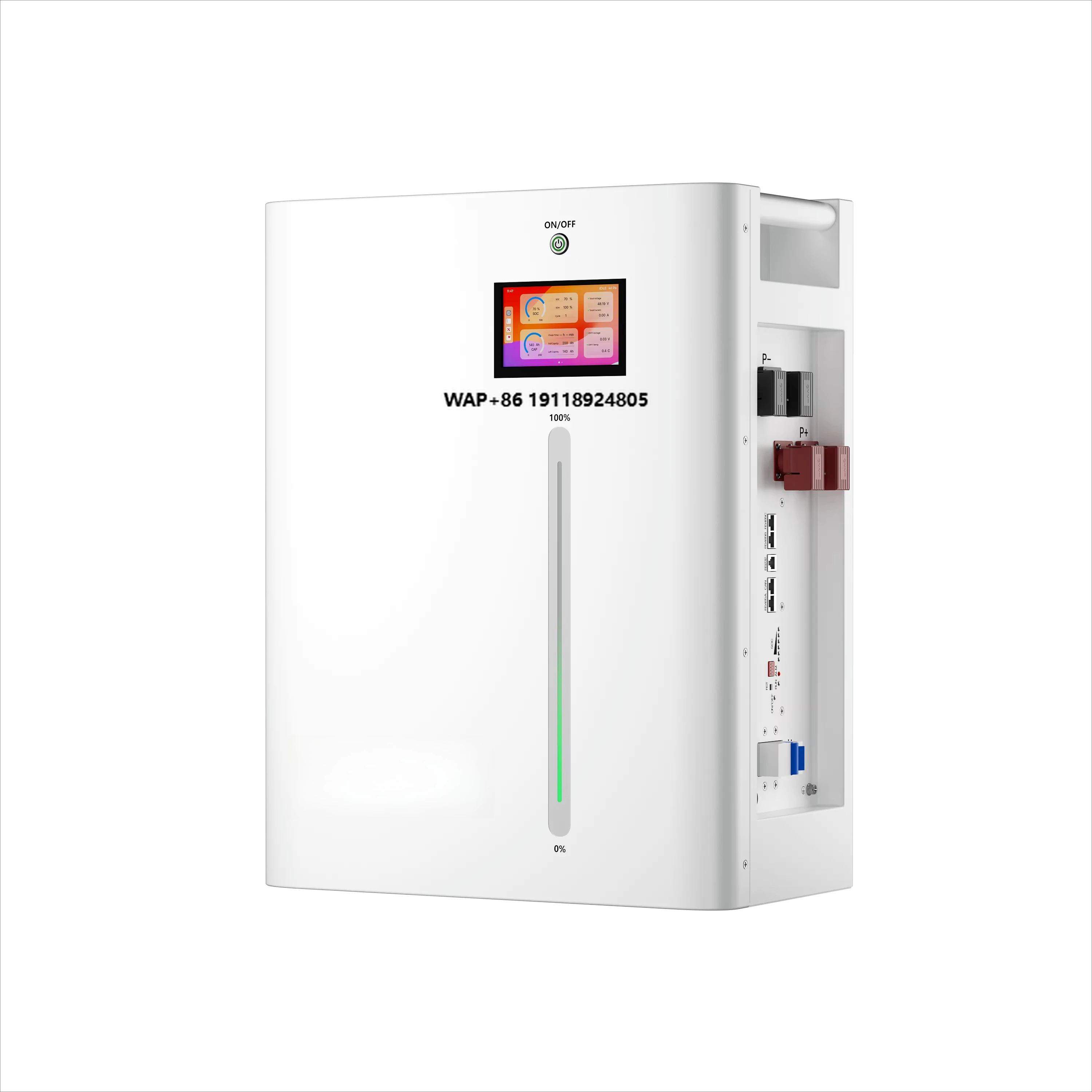 Eu Stock  Eric LiFePO4 5kwh 10kwh 100ah 200Ah Powerwall Mounted 48v 51.2v Lithium Solar Energy Storage System Battery