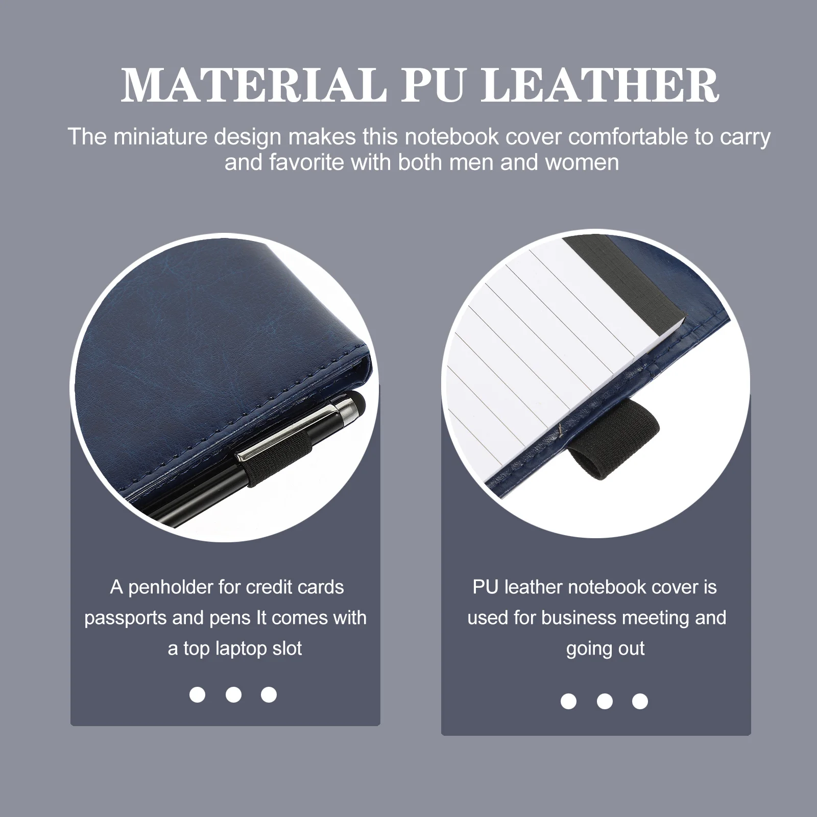 

1Set A7 Miniature Notepad Business Notebook Lightweight Easy Carry Store Useful Practical for Work Conference