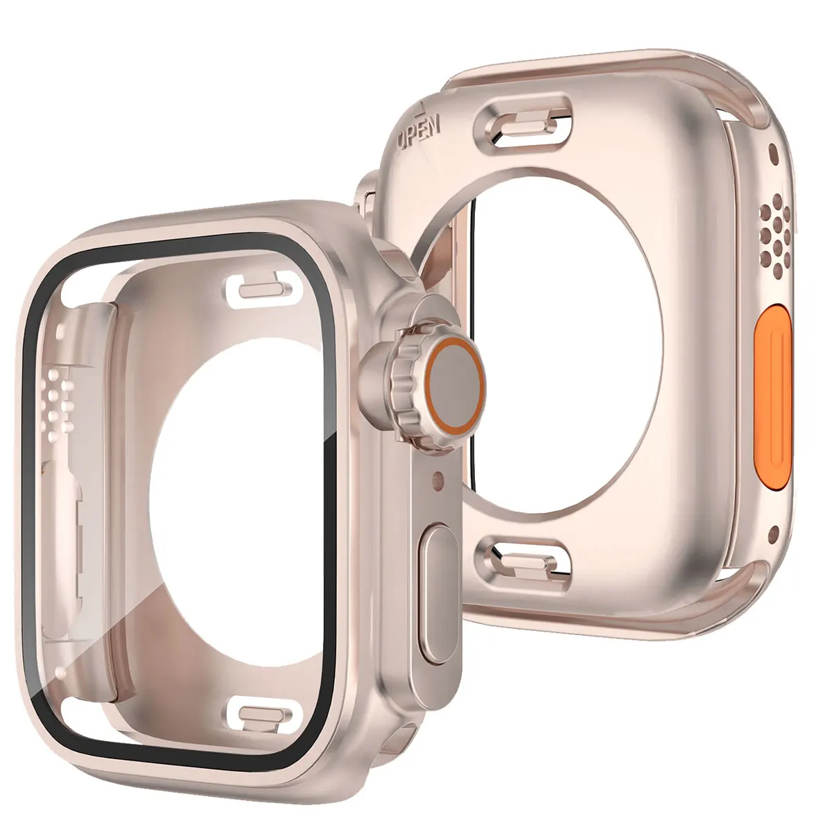 Protetor de Tela Impermeável para Apple Watch, Atualização para iWatch, Transparente Ultra Case, 41mm, 987, 45mm, 40mm, 654SE, 44mm, 49mm