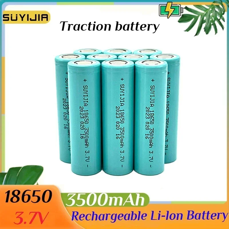 Original 18650 Power Battery 3.7V 3500mAh Lithium Rechargeable Batteries Flashlight Walkie-talkie Toy Power Tools Backup Battery