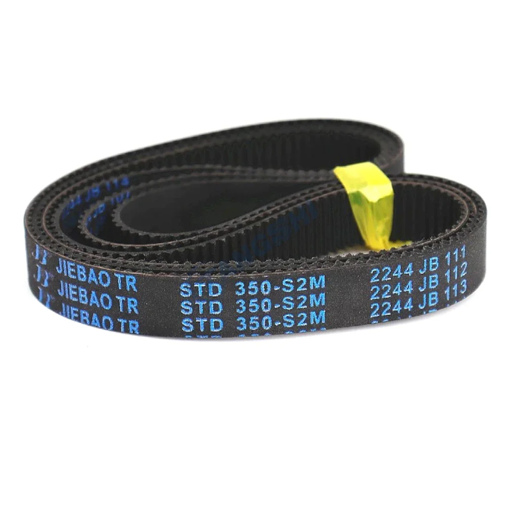 STD S2M Closed Loop Rubber Timing Belt Width 4/6/9/10mm S2M Belt Length206 208 210 212 214 216 218 220 222 224 226 228 230~268mm